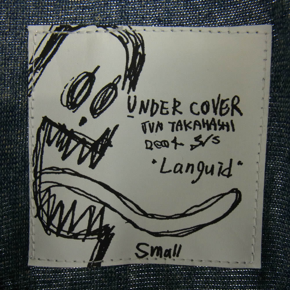 UNDERCOVER アンダーカバー 04ss E73-B6 Languid期 歪み デニム ジャケット インディゴブルー系 S【中古】