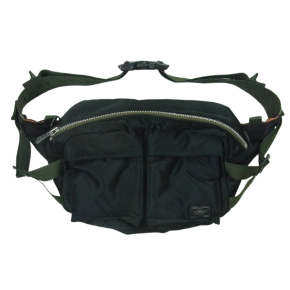 PORTER ポーター 376-08333 PX TANKER WAIST BAG タンカー ウエスト バッグ 日本製 ブラック系【美品】【中古】