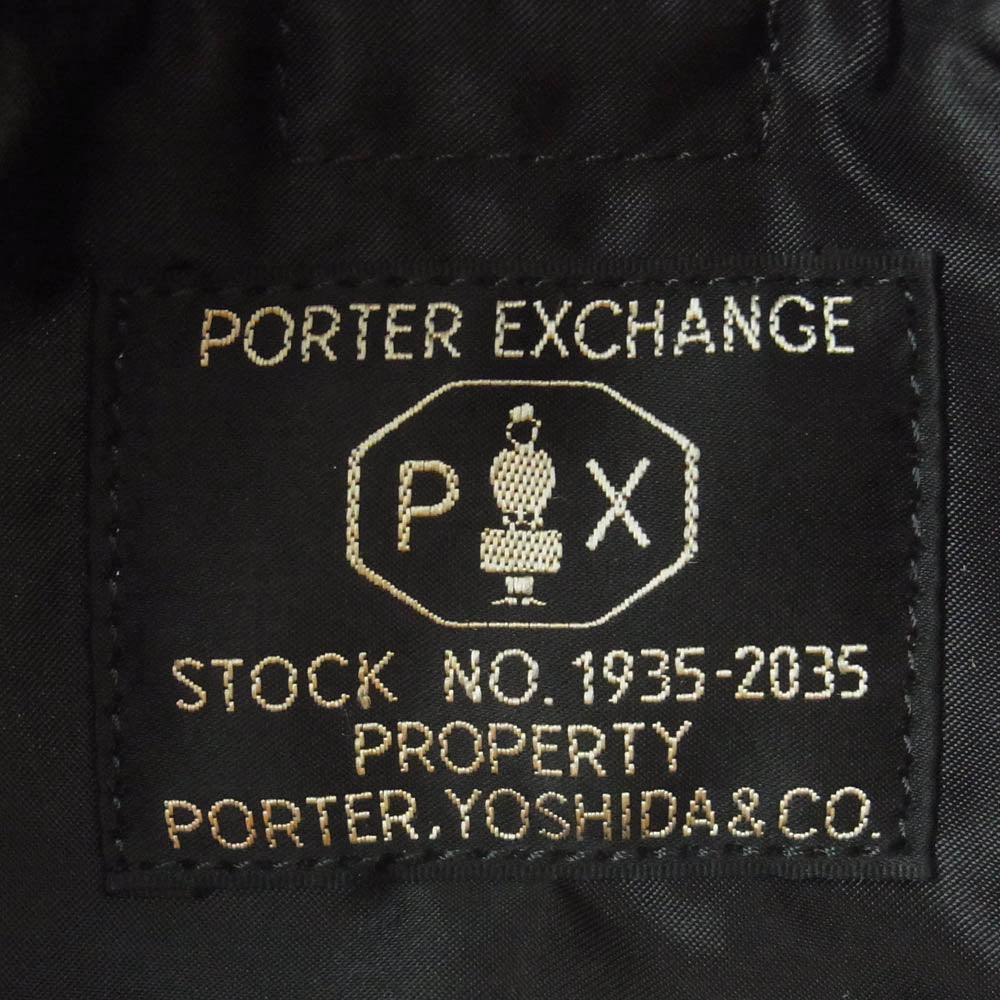 PORTER ポーター 376-08333 PX TANKER WAIST BAG タンカー ウエスト バッグ 日本製 ブラック系【美品】【中古】