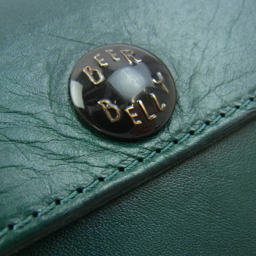 ビアベリー 二つ折り 財布 ウォレット グリーン系【中古】