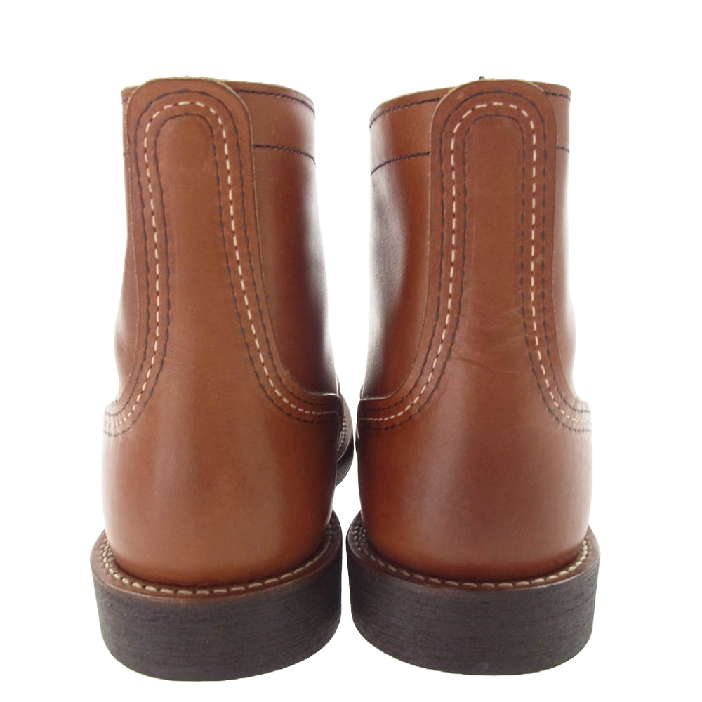 RED WING レッドウィング 8089 Iron Ranger アイアンレンジャー レースアップ ブーツ ※ソール・ヒールカスタム 裏貼り有 ブラウン系 26cm【中古】