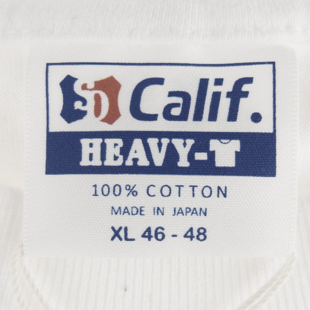 STANDARD CALIFORNIA スタンダードカリフォルニア Heavyweight Poppy Logo T ヘビーウェイト ポピー ロゴ Tシャツ 半袖 ホワイト ホワイト系 XL【極上美品】【中古】