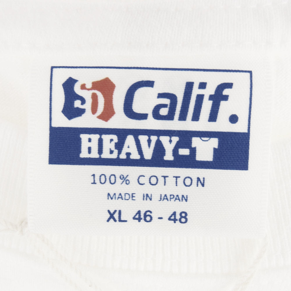 STANDARD CALIFORNIA スタンダードカリフォルニア Heavyweight Box Logo T ヘビーウエイト ボックスロゴ Tシャツ 長袖 ホワイト ホワイト系 XL【極上美品】【中古】