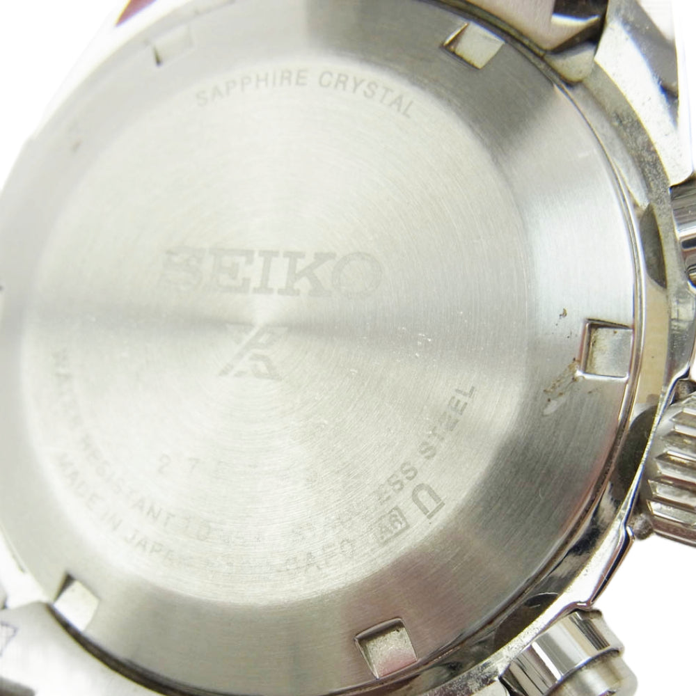 SEIKO セイコー SBDL085 V192-0AF0 プロスペックス スピードタイマー クロノグラフ ソーラー 腕時計 ウォッチ シルバー系【中古】