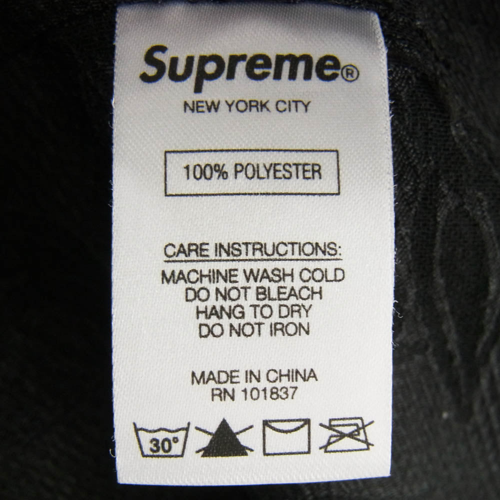 Supreme シュプリーム 21SS Scorpion Jacquard S/S Shirt スコーピオン ジャカード 半袖 シャツ ブラック系 M【中古】