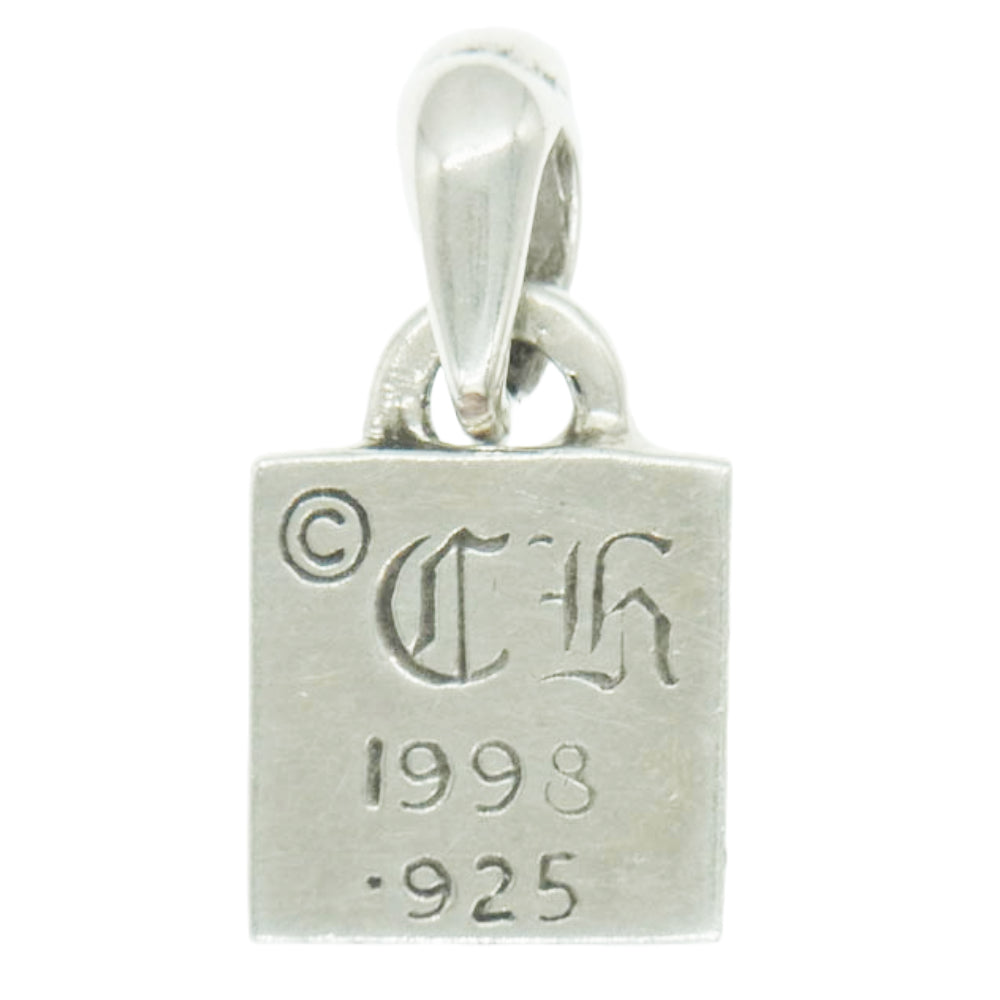 CHROME HEARTS クロムハーツ（原本無） FRAMED CH PLUS フレームドCHプラス チャーム シルバー ネックレス シルバー系【中古】