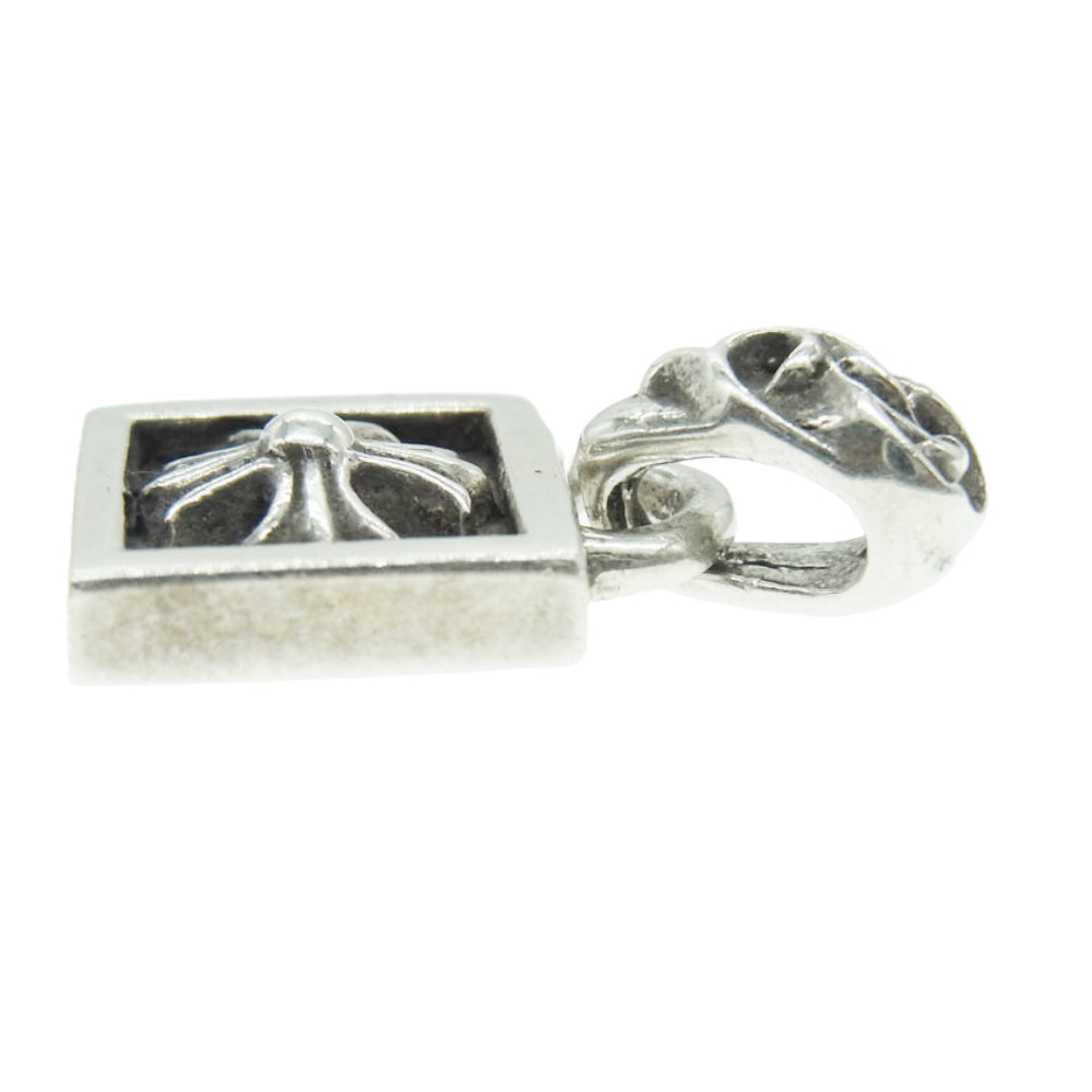 CHROME HEARTS クロムハーツ（原本無） FRAMED CH PLUS フレームドCHプラス チャーム シルバー ネックレス シルバー系【中古】