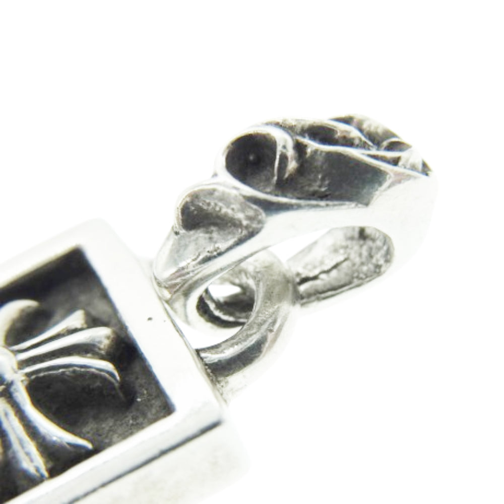 CHROME HEARTS クロムハーツ（原本無） FRAMED CH PLUS フレームドCHプラス チャーム シルバー ネックレス シルバー系【中古】