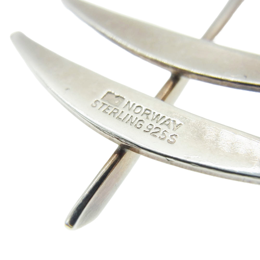 ヴィンテージ ノルウェープラスデザインスタジオ アンカー モダンペンダントトップ シルバー系【中古】