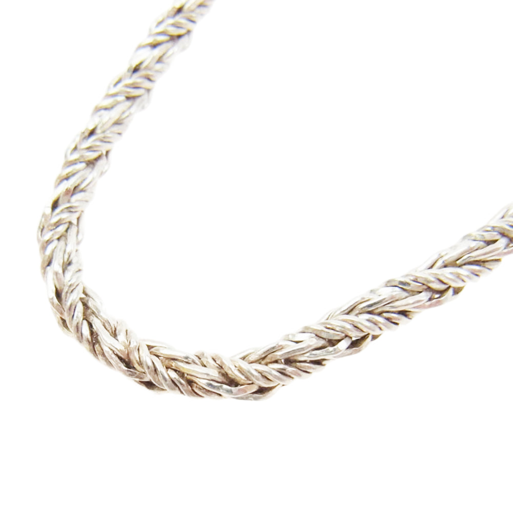 ヴィンテージ Grosse ブレイデッド チェーンネックレス シルバー系【中古】