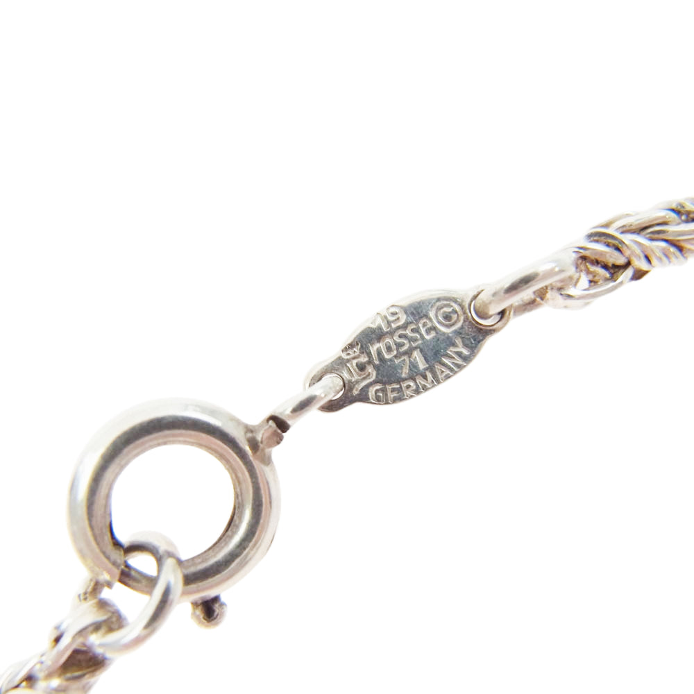 ヴィンテージ Grosse ブレイデッド チェーンネックレス シルバー系【中古】