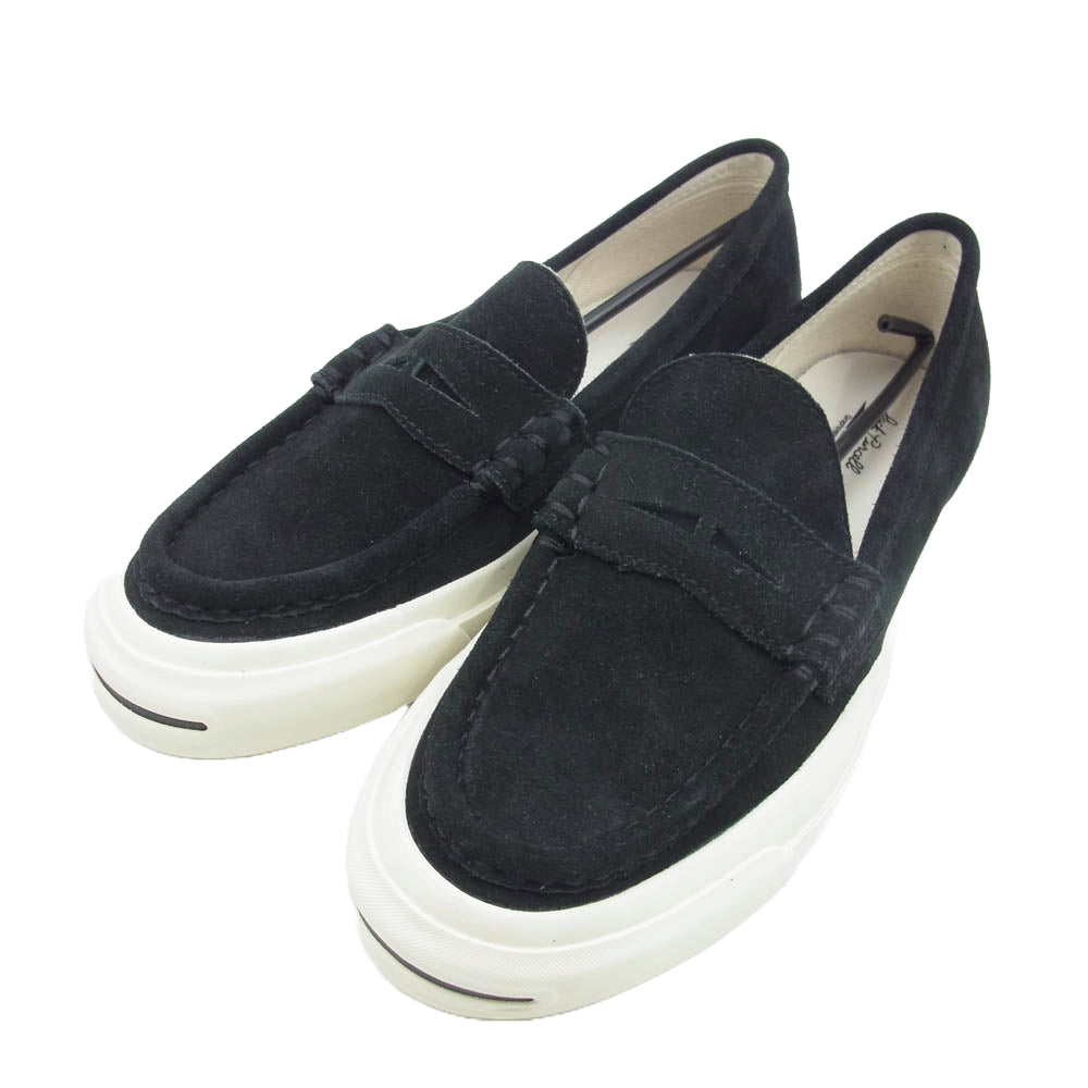GRAPHPAPER グラフペーパー GU251-90336 × Jack Purcell Suede Loaferr ジャックパーセル スエード ローファー ブラック系 27cm【新古品】【未使用】【中古】
