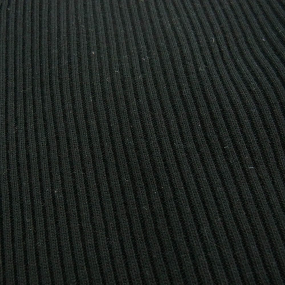 HOMME PLISSE ISSEY MIYAKE オム プリッセ イッセイミヤケ HP51KF218 BASIC KNIT ベーシック ニット ストレート パンツ ブラック系 1【中古】