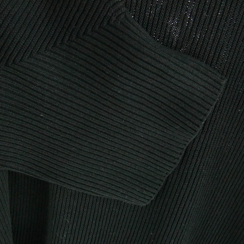 HOMME PLISSE ISSEY MIYAKE オム プリッセ イッセイミヤケ HP51KN215 BASIC KNIT ベーシック ニット セーター ブラック系【中古】