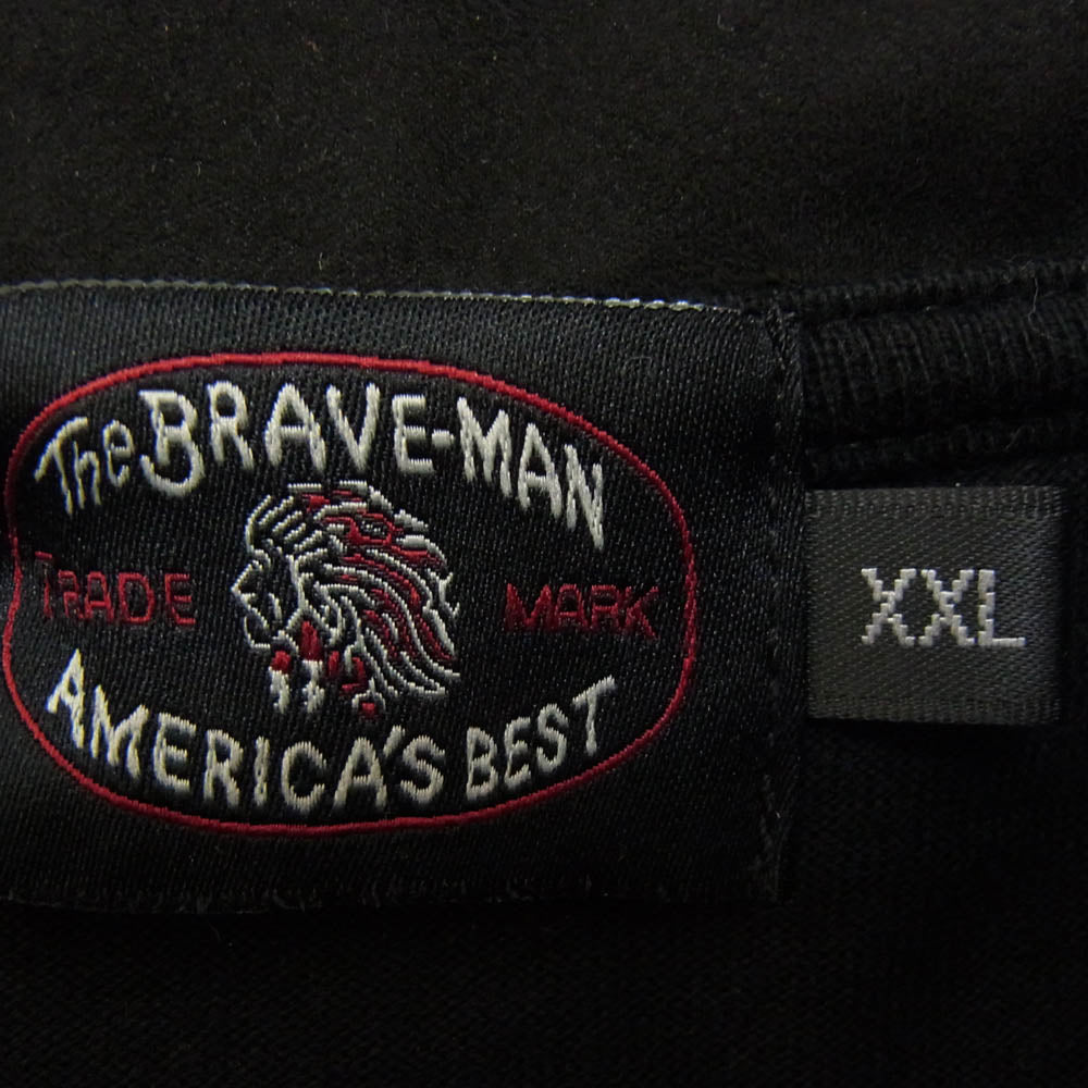 ザブレイブマン × BETTY BOOP ベティブープ 刺繍 半袖 シャツ ブラック系 XXL【中古】