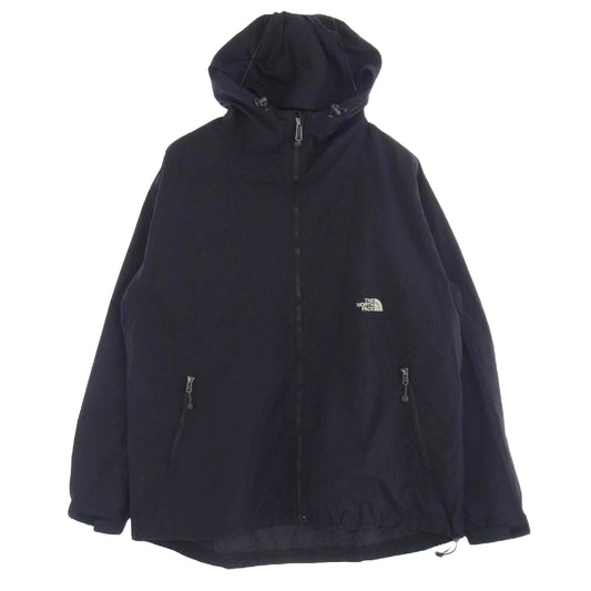 THE NORTH FACE ノースフェイス NP11410 COMPACT JACKET コンパクトジャケット マウンテンパーカー ナイロンジャケット ブラック系 XL【中古】