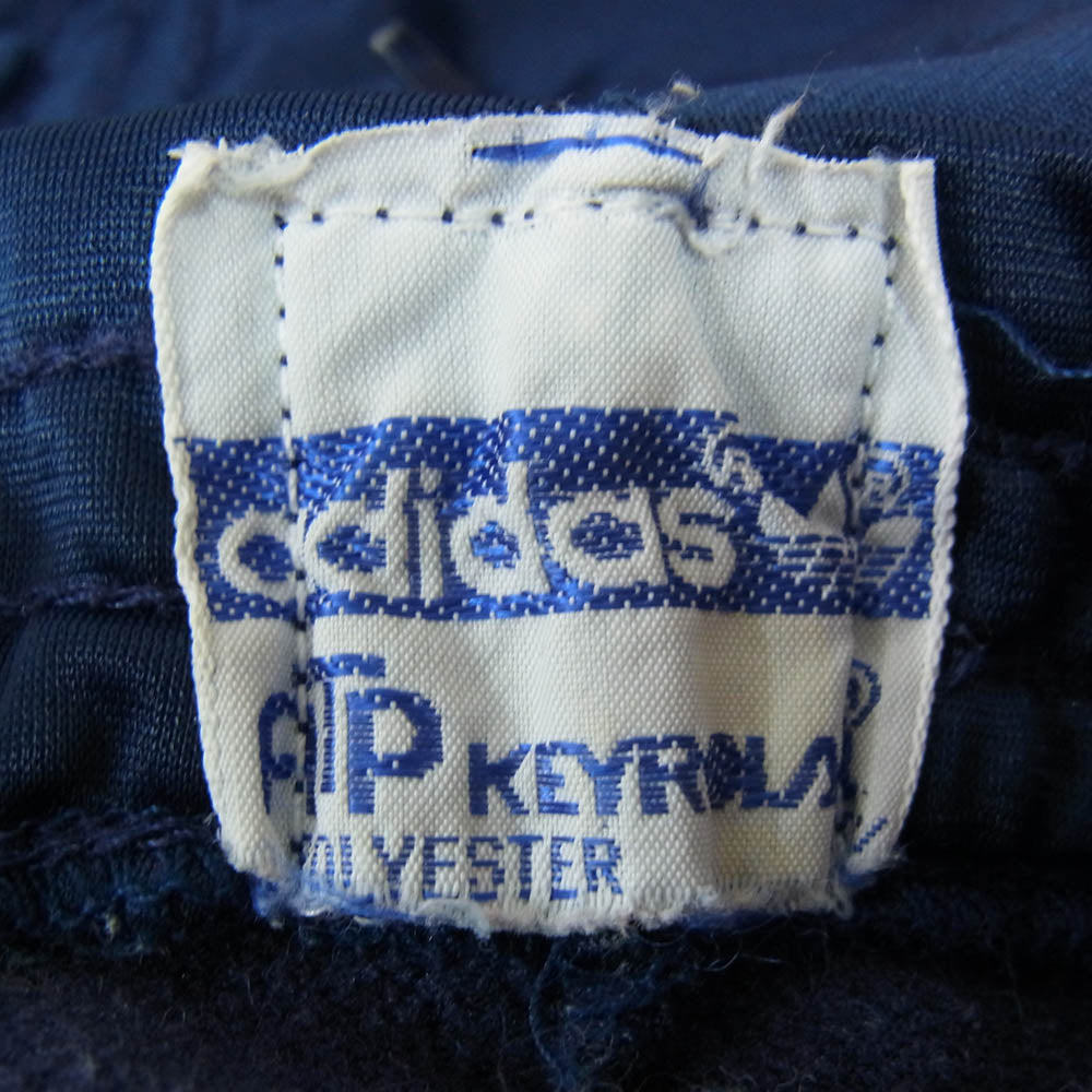 adidas アディダス ヴィンテージ 70s トラック パンツ ネイビー系 サイズ表記無【中古】
