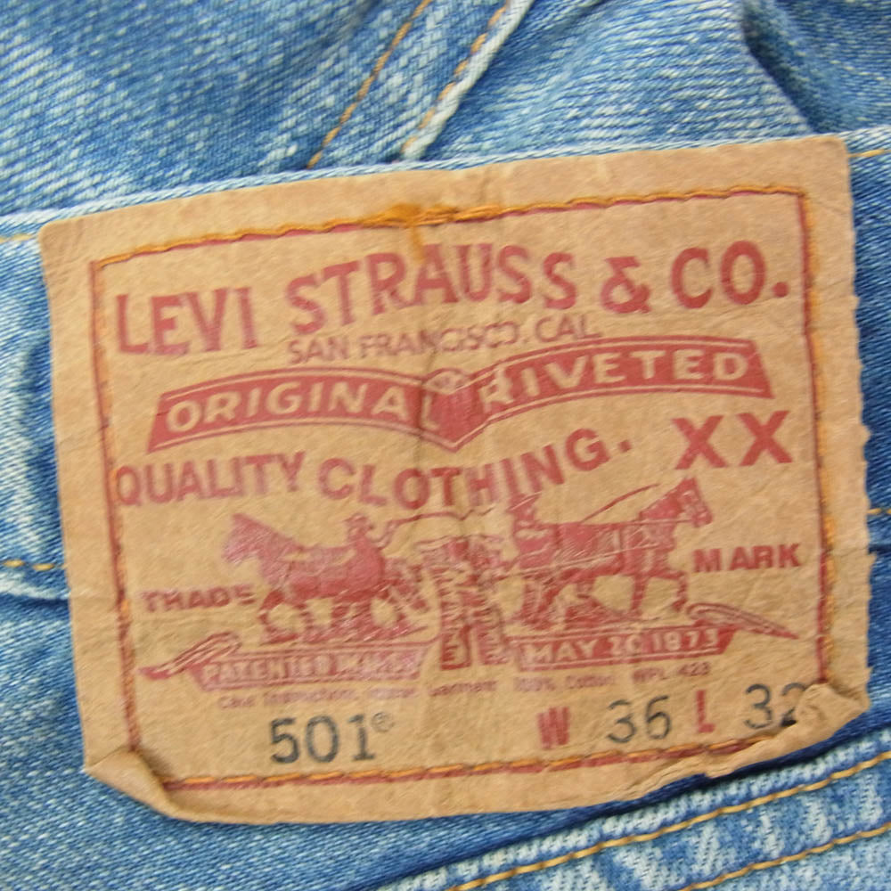 Levi's リーバイス フィリピン製 501 P85 デニム パンツ インディゴブルー系 36【中古】