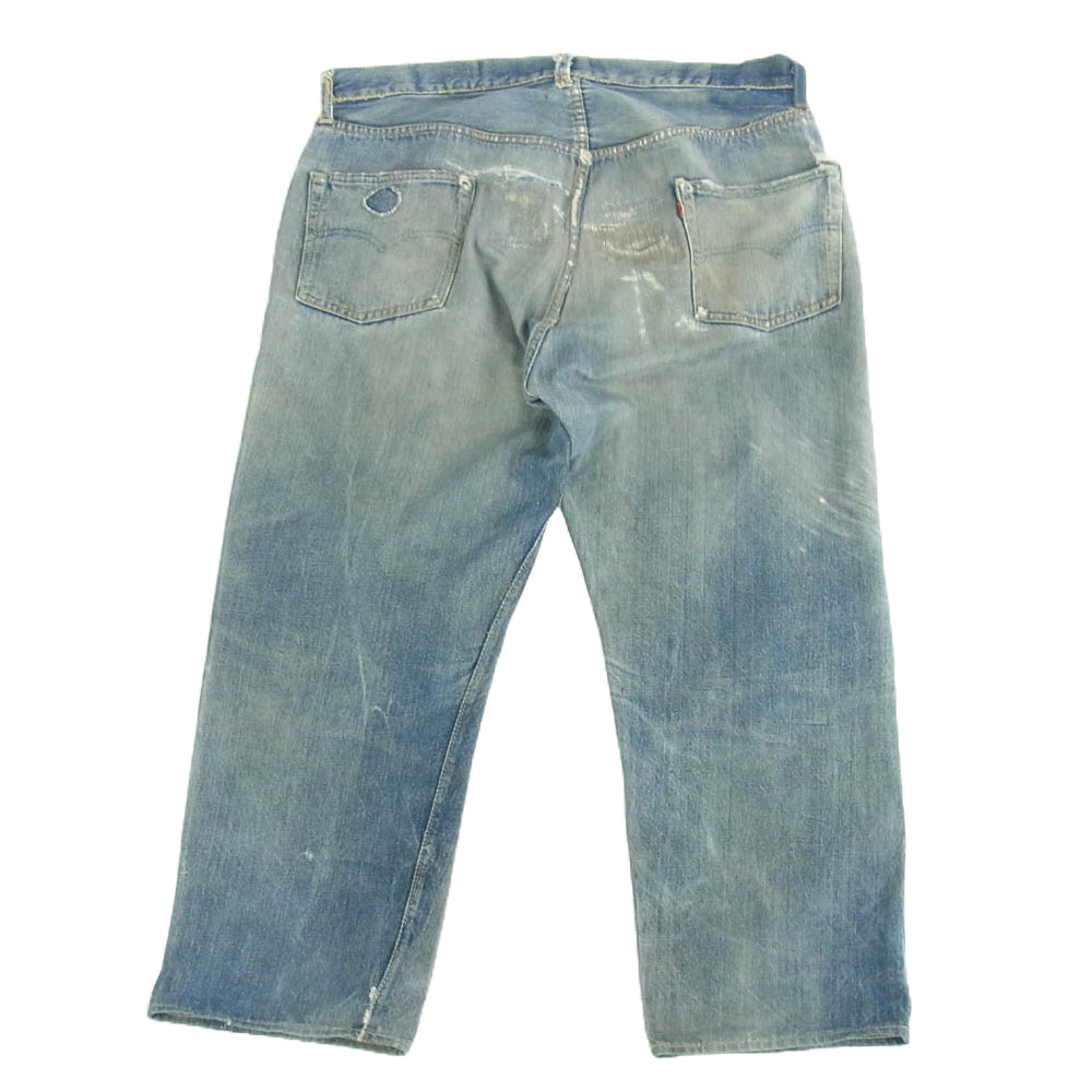 Levi's リーバイス ヴィンテージ 60s 501XX RedLINE E刻印 Vステッチ bigE 赤耳 デニム パンツ ライトブルー系【中古】