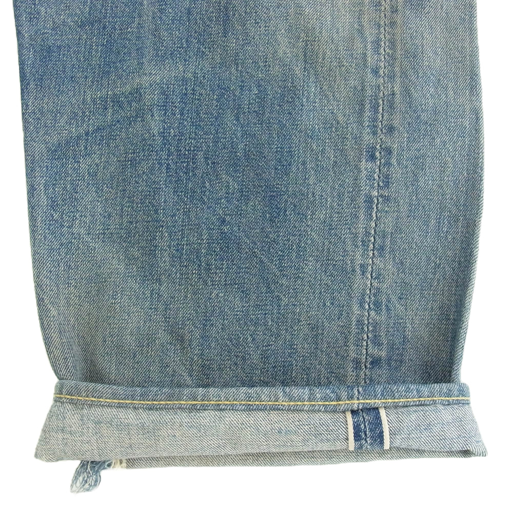 Levi's リーバイス ヴィンテージ 60s 501XX RedLINE E刻印 Vステッチ bigE 赤耳 デニム パンツ ライトブルー系【中古】