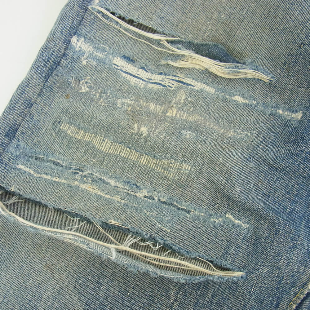 Levi's リーバイス ヴィンテージ 60s 501XX RedLINE E刻印 Vステッチ bigE 赤耳 デニム パンツ ライトブルー系【中古】