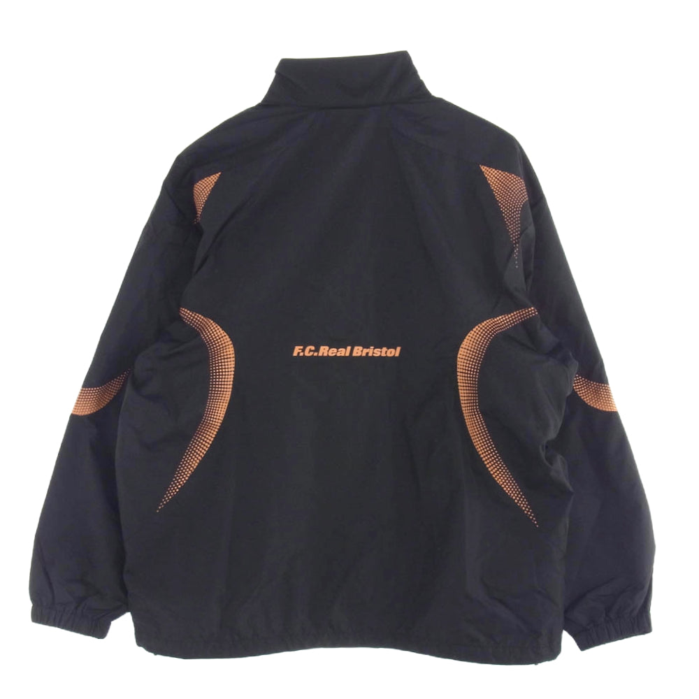 F.C.R.B. エフシーアールビー 25SS FCRB-250009 STAND COLLAR PRACTICE JACKET スタンド カラー プラクティス ジャケット ブラック ブラック系 オレンジ系 XL【新古品】【未使用】【中古】