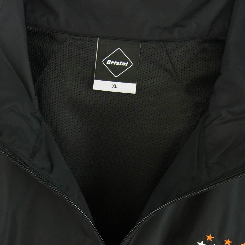 F.C.R.B. エフシーアールビー 25SS FCRB-250009 STAND COLLAR PRACTICE JACKET スタンド カラー プラクティス ジャケット ブラック ブラック系 オレンジ系 XL【新古品】【未使用】【中古】