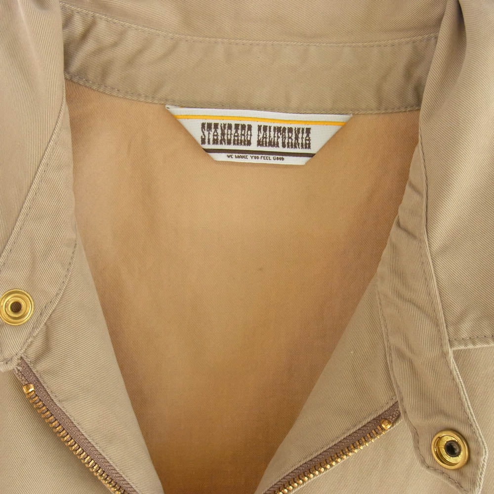 STANDARD CALIFORNIA スタンダードカリフォルニア SD Harrington Jacket ハリントン ジャケット ベージュ系 L【極上美品】【中古】