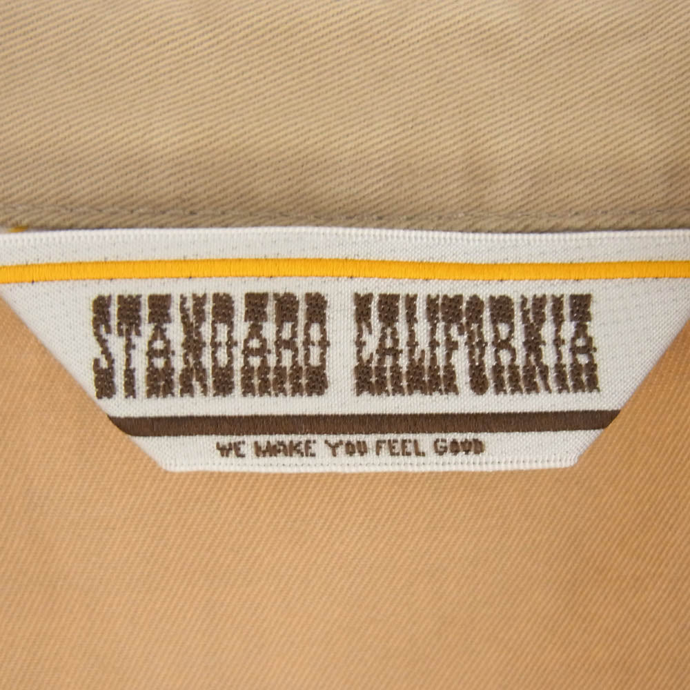 STANDARD CALIFORNIA スタンダードカリフォルニア SD Harrington Jacket ハリントン ジャケット ベージュ系 L【極上美品】【中古】