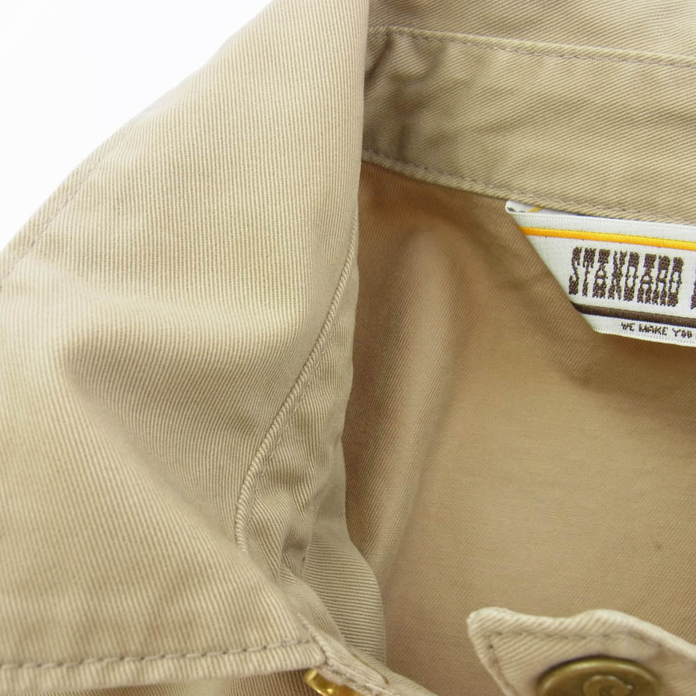 STANDARD CALIFORNIA スタンダードカリフォルニア SD Harrington Jacket ハリントン ジャケット ベージュ系 L【極上美品】【中古】