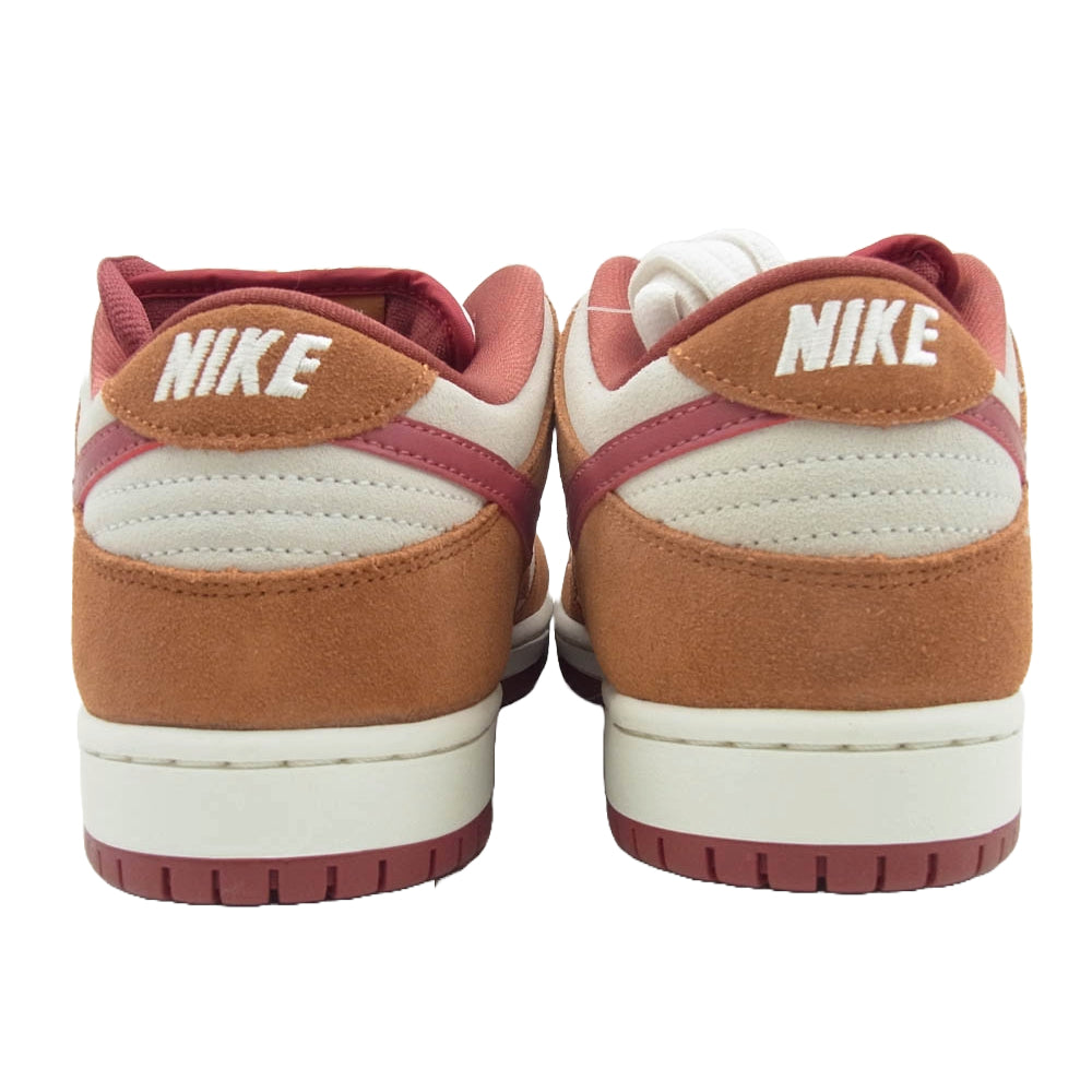 NIKE ナイキ BQ6817-202 フェイクバスター鑑定済 SB Dunk Low Pro Dark Russet Cedar SB ダンク ロー プロ ダーク ラセット シダー ローカット スニーカー 26.5cm【極上美品】【中古】