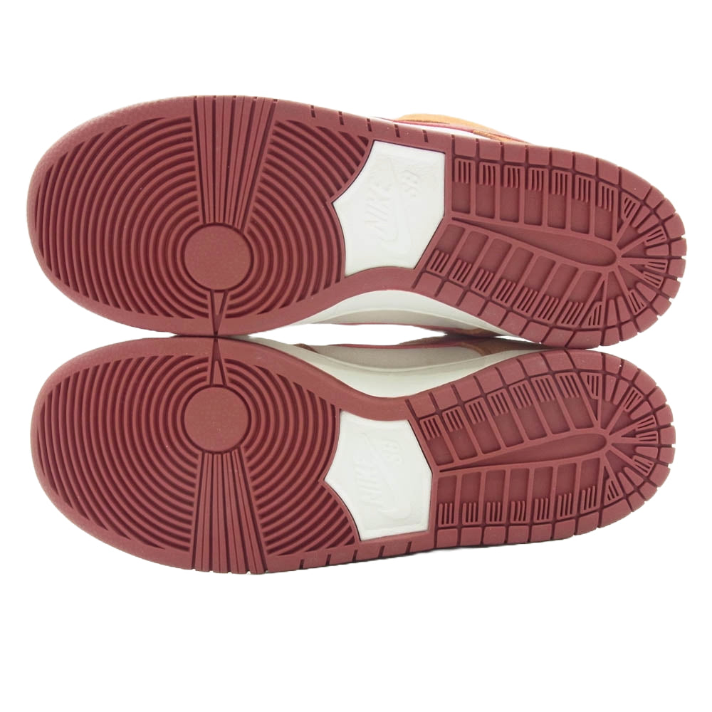 NIKE ナイキ BQ6817-202 フェイクバスター鑑定済 SB Dunk Low Pro Dark Russet Cedar SB ダンク ロー プロ ダーク ラセット シダー ローカット スニーカー 26.5cm【極上美品】【中古】