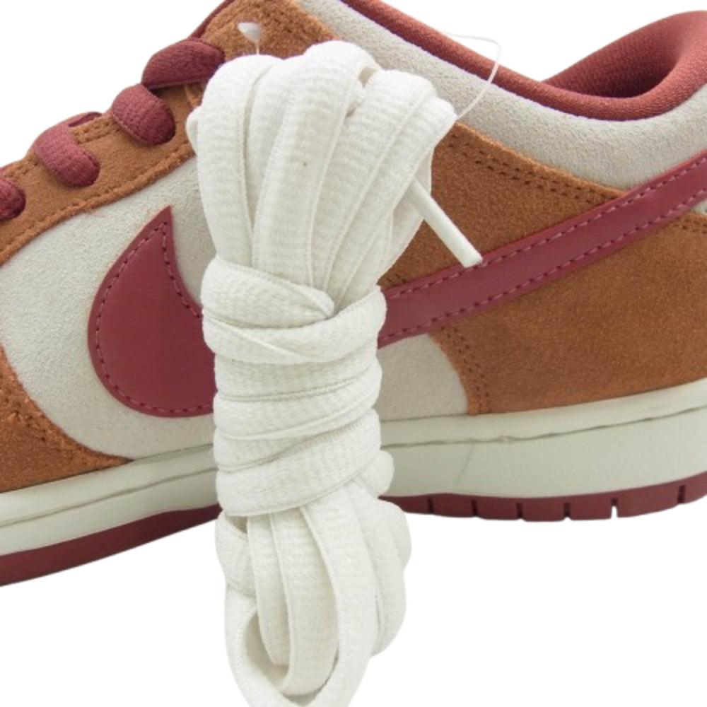 NIKE ナイキ BQ6817-202 フェイクバスター鑑定済 SB Dunk Low Pro Dark Russet Cedar SB ダンク ロー プロ ダーク ラセット シダー ローカット スニーカー 26.5cm【極上美品】【中古】