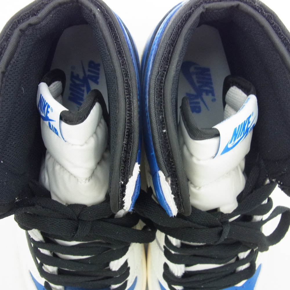 NIKE ナイキ DH3227-105 フェイクバスター鑑定済 × TRAVIS SCOTT FRAGMENT AIR JORDAN 1 RETRO HIGH OG SP MILITARY BLUE トラヴィススコット フラグメント エアジョーダン1 ハイカット スニーカー 27cm【極上美品】【中古】