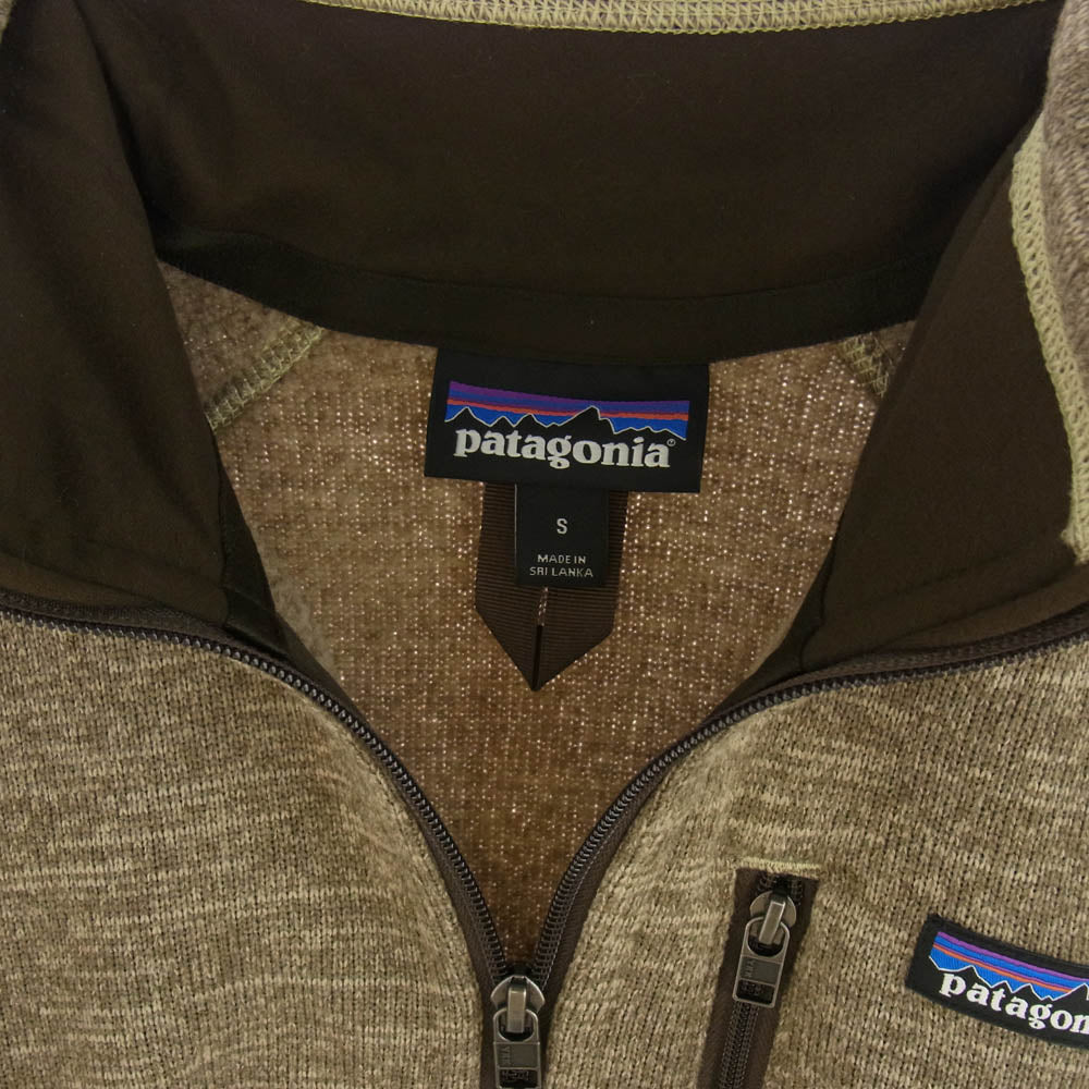 patagonia パタゴニア 19AW 25528 Better Sweater Jacket ベター セーター ジャケット ベージュ系 S【美品】【中古】
