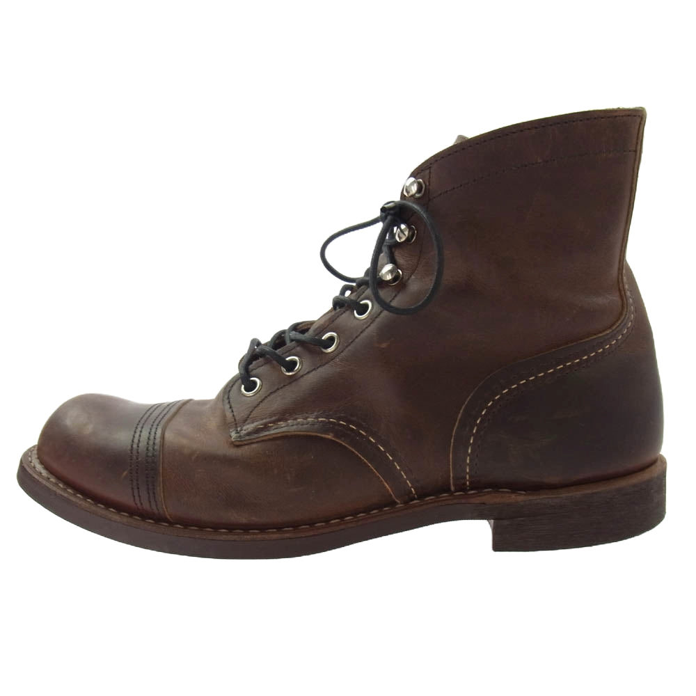 RED WING レッドウィング 8085 IRON RANGER アイアンレンジャー ブーツ ダーク ブラウン ブラウン系 27.5cm【中古】