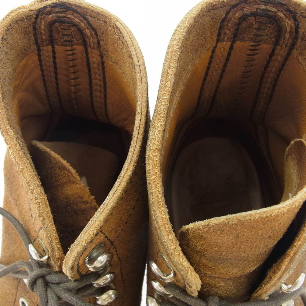 RED WING レッドウィング 8113 IRON RANGER アイアンレンジャー ワーク ブーツ ブラウン ライトブラウン系 27.5cm【中古】