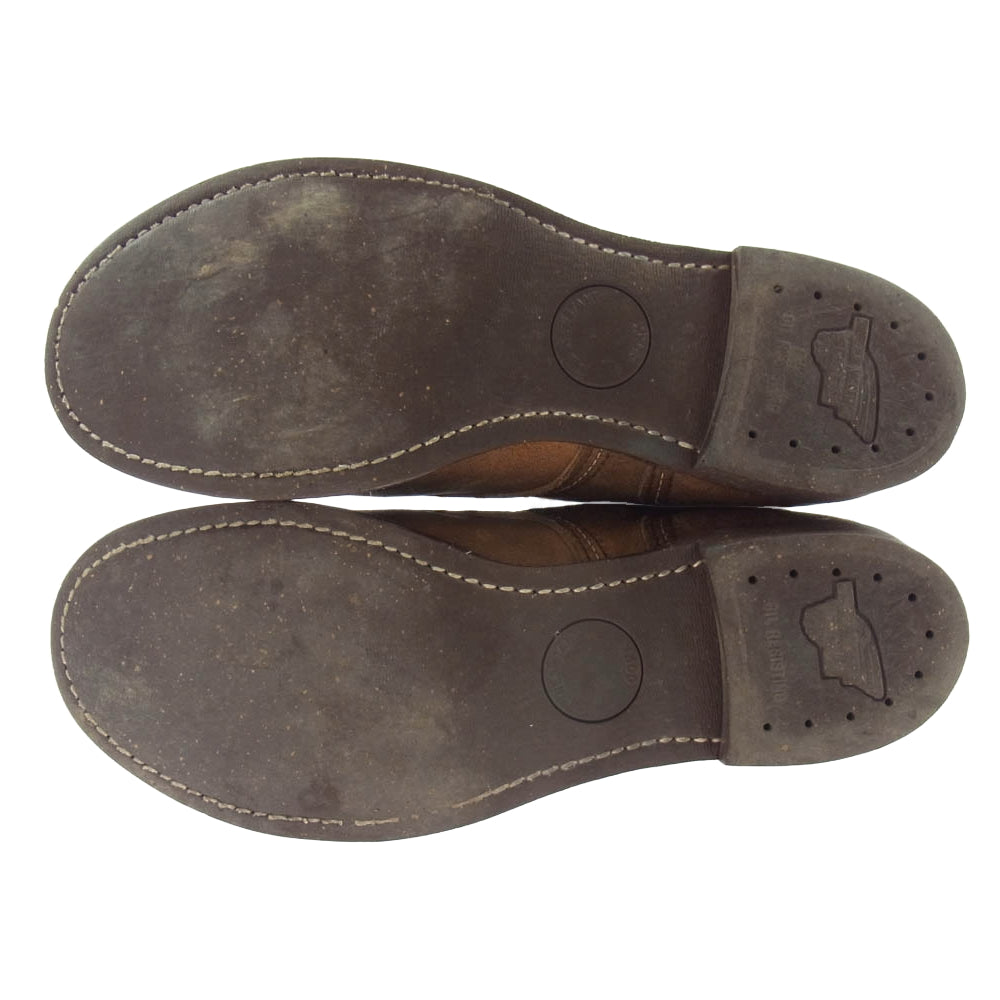 RED WING レッドウィング 8113 IRON RANGER アイアンレンジャー ワーク ブーツ ブラウン ライトブラウン系 27.5cm【中古】