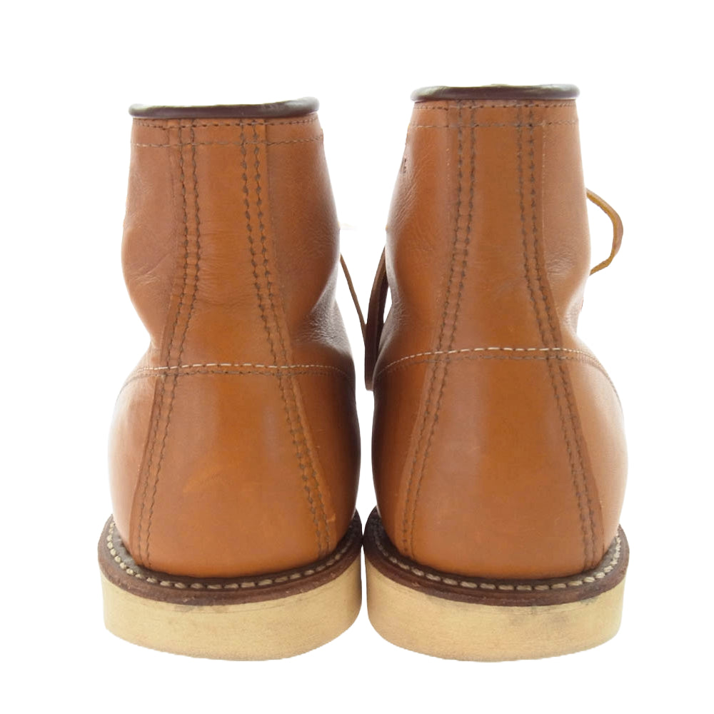 RED WING レッドウィング 9875 アイリッシュセッター 四角 犬タグ モックトゥ ワーク ブーツ ライトブラウン系 27.5cm【中古】