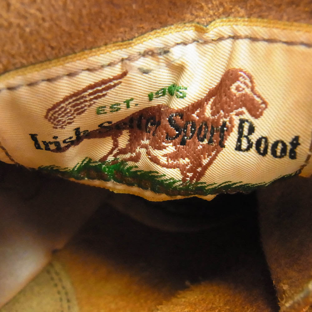 RED WING レッドウィング 9875 アイリッシュセッター 四角 犬タグ モックトゥ ワーク ブーツ ライトブラウン系 27.5cm【中古】