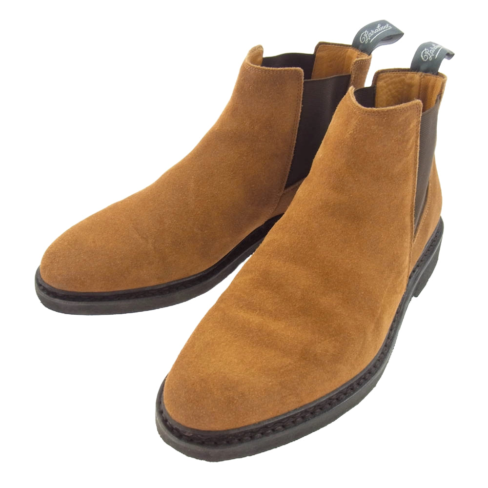 Paraboot パラブーツ 231337 CHAMFORT VEL WHISKY シャンフォート スエードレザー サイドゴアブーツ ブラウン系 6.5【中古】