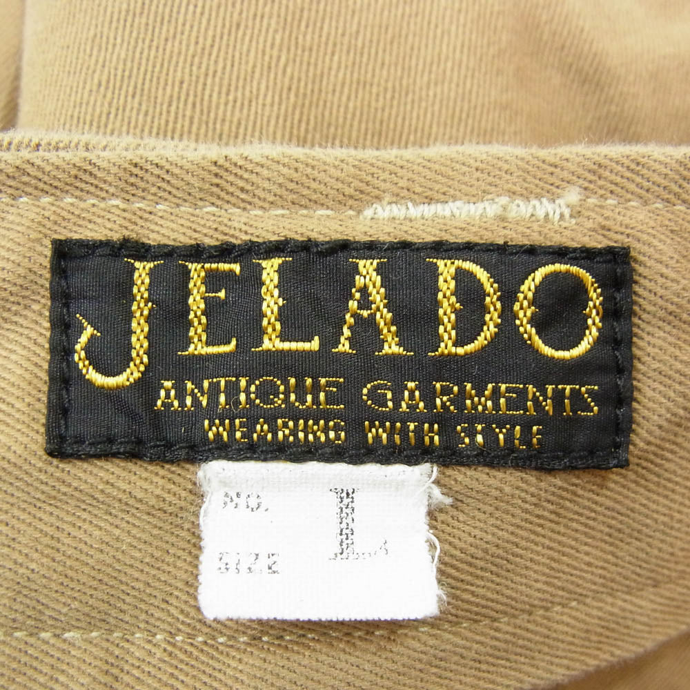 JELADO ジェラード AG94341A 41 Khaki Lastresort Chino Cloth チノ トラウザーズ パンツ ブラウン系 L【新古品】【未使用】【中古】