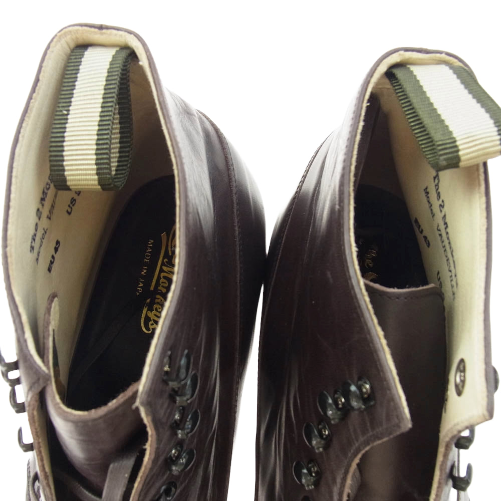 JELADO ジェラード the 2 monkeys ザ トゥーモンキーズ vaudeville ヴォードビル ワーク ブーツ oak brown オーク ブラウン ダークブラウン系 US9【新古品】【未使用】【中古】