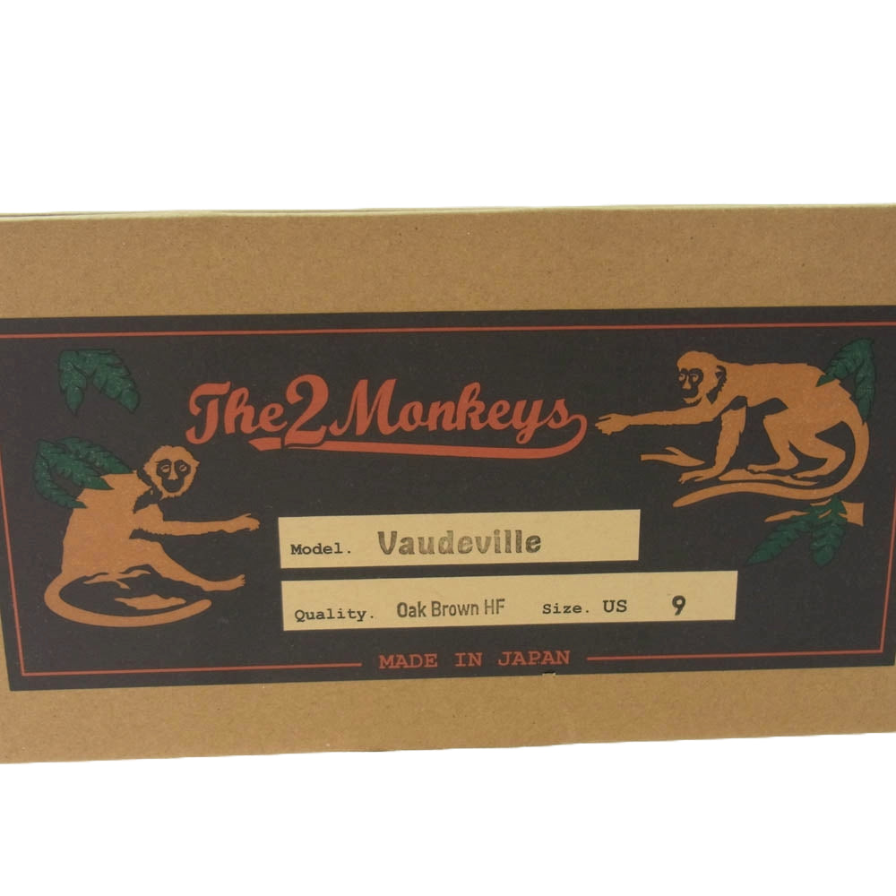 JELADO ジェラード the 2 monkeys ザ トゥーモンキーズ vaudeville ヴォードビル ワーク ブーツ oak brown オーク ブラウン ダークブラウン系 US9【新古品】【未使用】【中古】