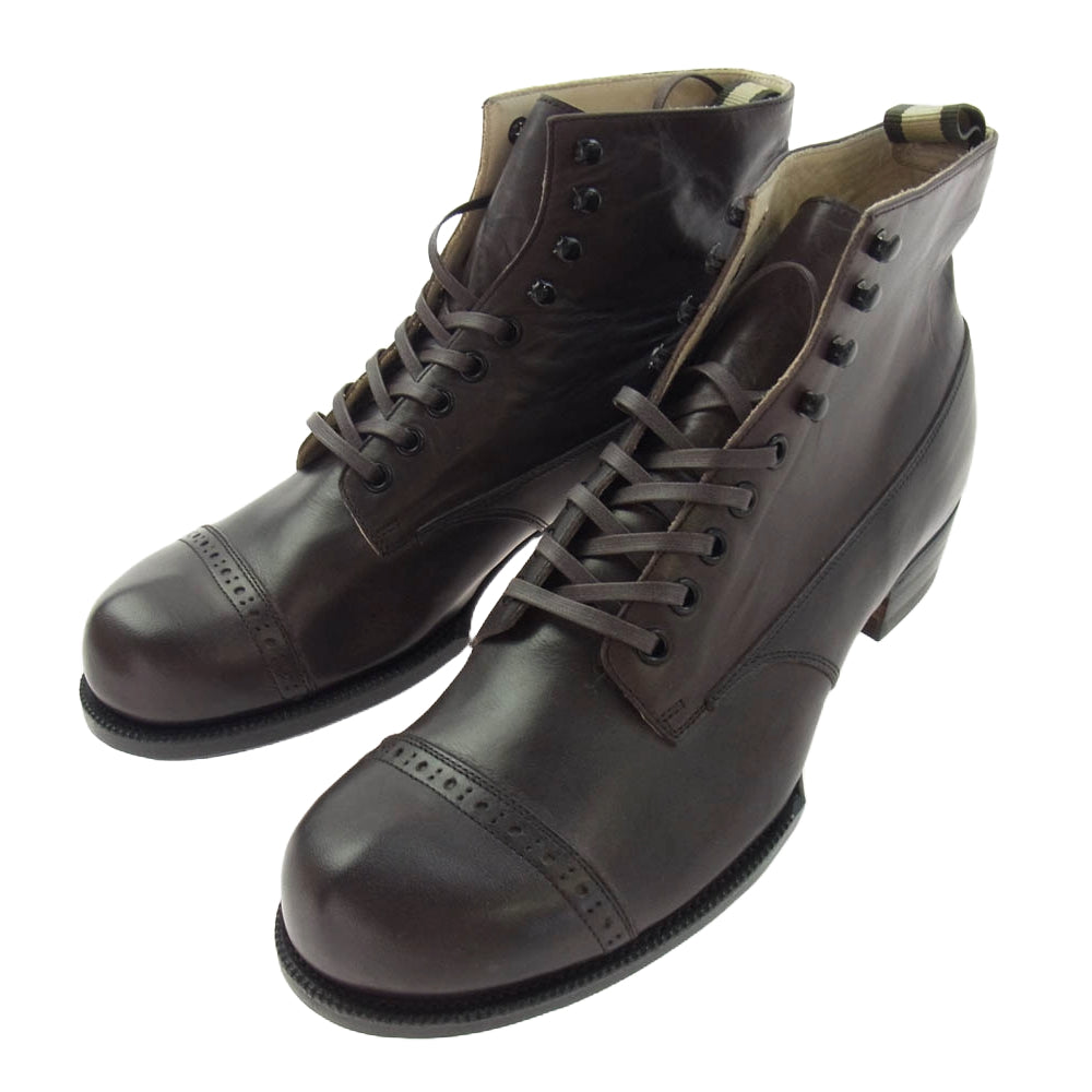 JELADO ジェラード the 2 monkeys ザ トゥーモンキーズ vaudeville ヴォードビル ワーク ブーツ oak brown オーク ブラウン ダークブラウン系 US7.5【新古品】【未使用】【中古】