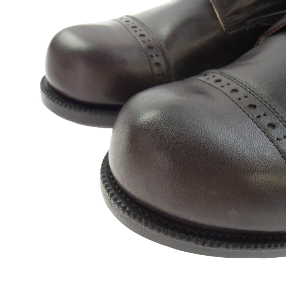 JELADO ジェラード the 2 monkeys ザ トゥーモンキーズ vaudeville ヴォードビル ワーク ブーツ oak brown オーク ブラウン ダークブラウン系 US7.5【新古品】【未使用】【中古】