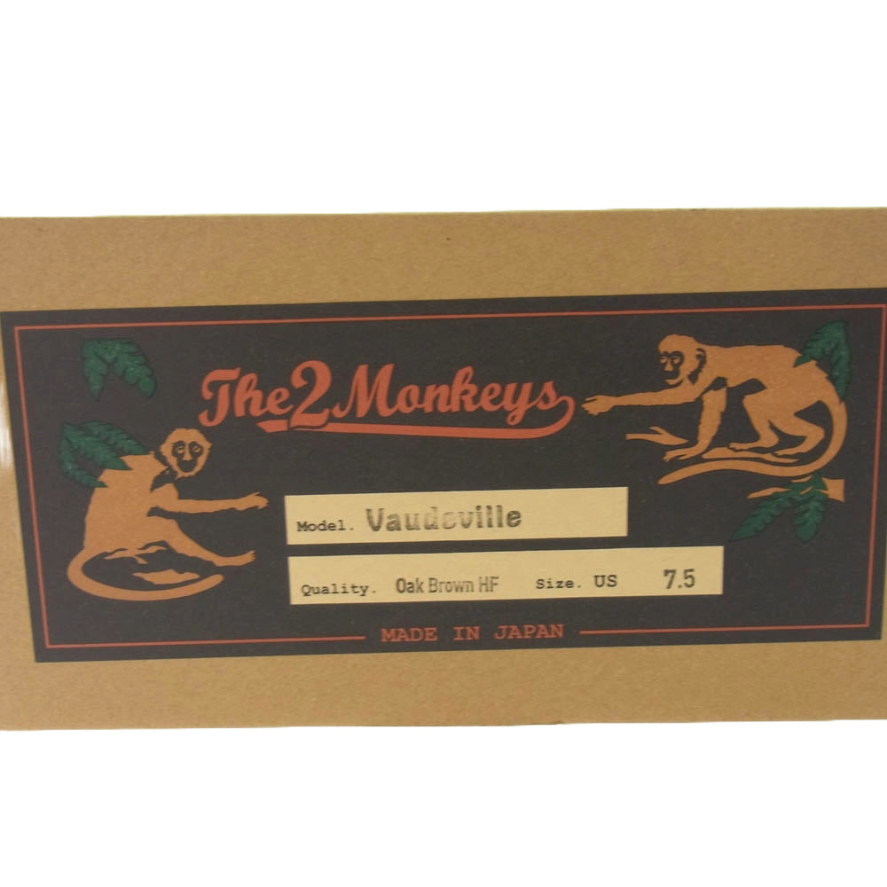 JELADO ジェラード the 2 monkeys ザ トゥーモンキーズ vaudeville ヴォードビル ワーク ブーツ oak brown オーク ブラウン ダークブラウン系 US7.5【新古品】【未使用】【中古】
