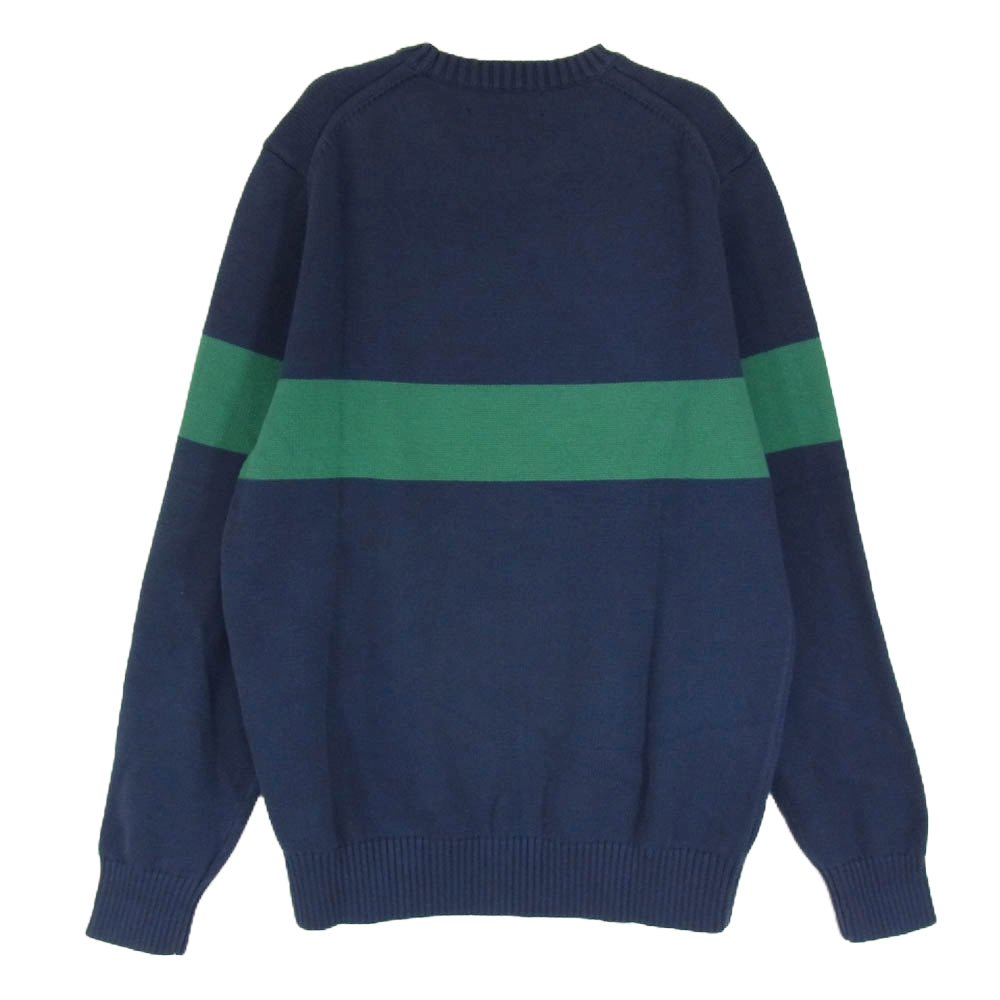Brooks Brothers ブルックスブラザーズ クルーネック ニット セーター ネイビー系 M【中古】