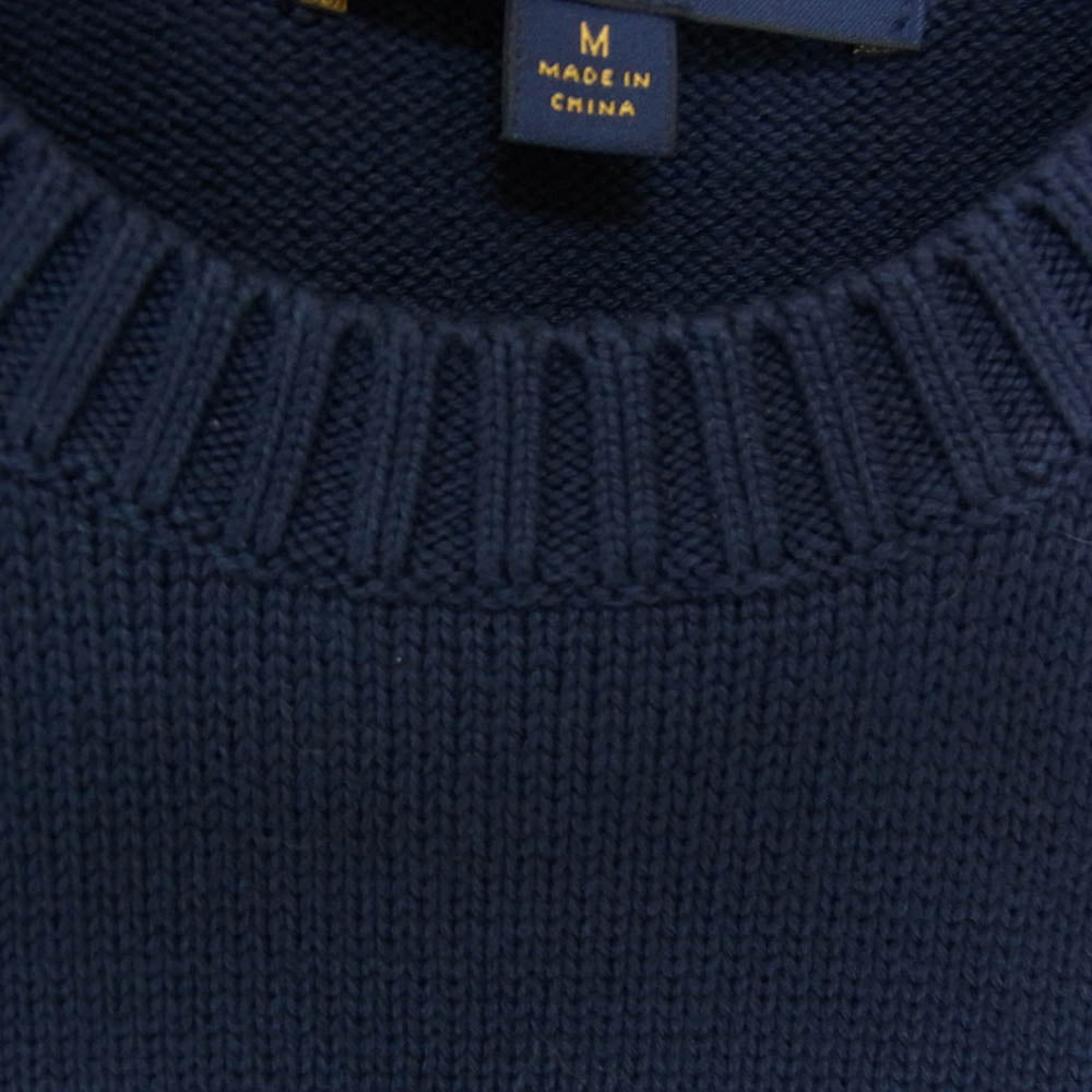 Brooks Brothers ブルックスブラザーズ クルーネック ニット セーター ネイビー系 M【中古】