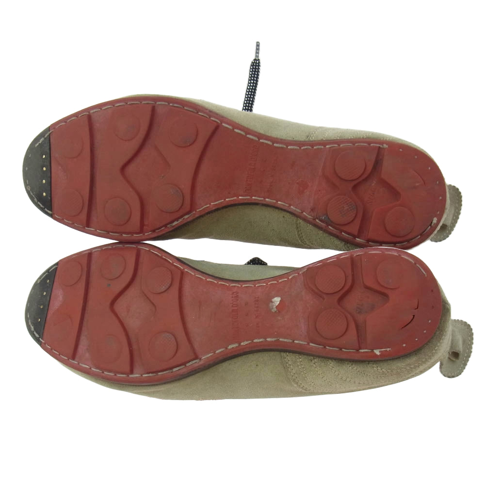 パントフォラドーロ スエード レザー スニーカー シューズ ベージュ系 8【中古】